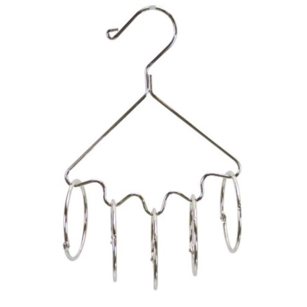 Accessory Organizer Hang Silver Open Ring  Purchase‎ Scarves Belts Ties J…